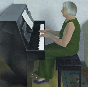 Piano, 2005 (acrylic polymer emulsion on hardboard)