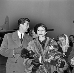 Jean Claude Pascal and Maria Callas in 1958 (photo)