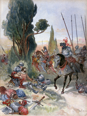 Death of Bayard, 1909 (illustration)