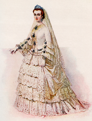 Eugénie de Montij, from The Connoisseur Magazine, published 1902 (colour litho)