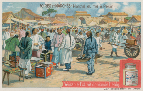 Tea Market in Beijing (chromolitho)