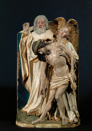 The Holy Trinity (polychrome limestone)