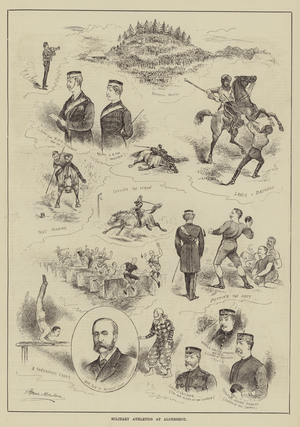 Military Athletics at Aldershot (engraving)