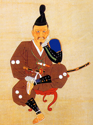 Tokugawa Ieyasu (1543-1616) after his defeat at Mikatagahara by the forces of Takeda Shingen, 6 January 1573 (print)