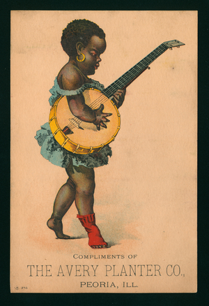 Advertising card for the Avery Planter Co, Peoria, Illinois (colour litho)