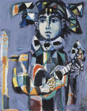 Harlequin, 1948 (oil on canvas)