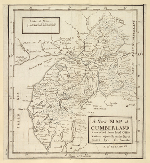 A map of Cumberland