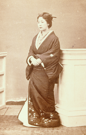 Woman, 1863-1868 (b/w photo)