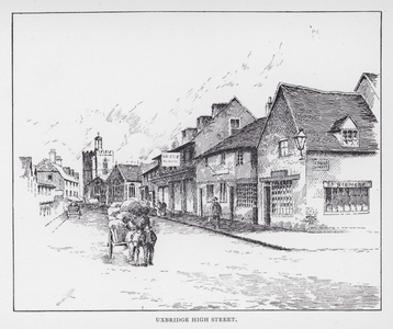Uxbridge High Street (litho)