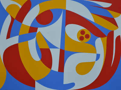 In the continuity is the word, 1988 (acrylic on board)