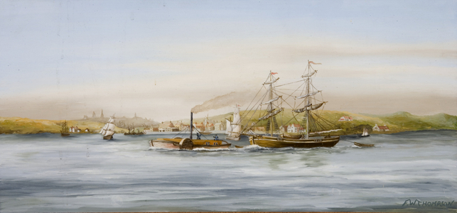 Seascape (oil on board)