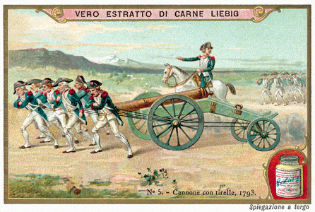 Cannon with traces, 1793 (chromolitho)