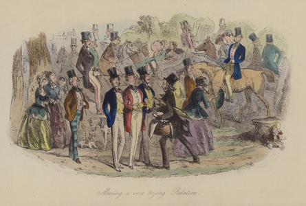 Illustration for Lewis Arundel or The Railroad of Life by Frank E Smedley (coloured engraving)