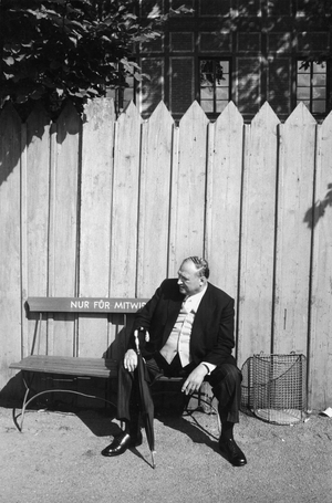 Intermission at the Bayreuth Festival featuring Richard Wagner's Ring of the Nibelungs ..., 1958 (photo)