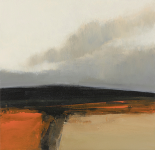 Landform - Light Fields, 2016 (mixed media on panel)