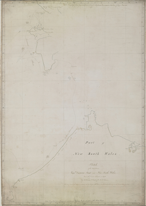 The parts between New South Wales and Van Diemen's Land, seen in the "Francis" schooner in 1798 by Matthew Flinders.
