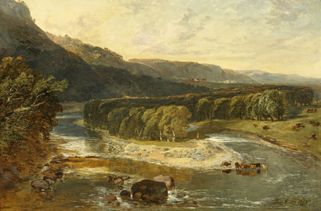 Bend of the River, 1858 (oil on canvas)