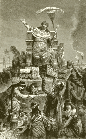Greek Degeneracy.--Croesus on the Funeral Pile (engraving)
