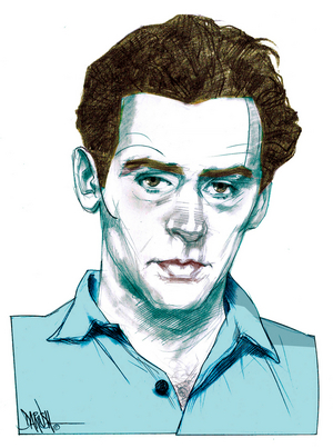 James Agee, 2022 (digital coloured pencil drawing)