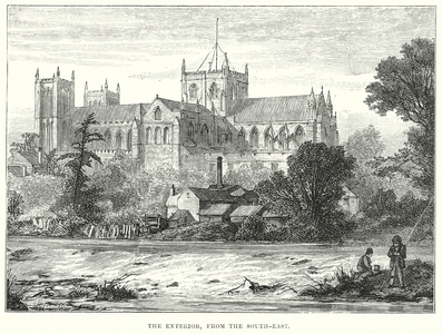 The Exterior, from the South-East (engraving)