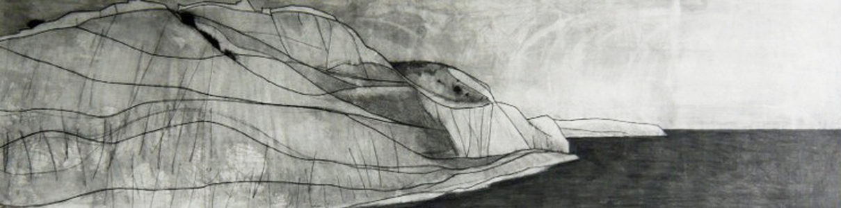 Argolis drawing 2, 2008 (black crayon on paper) 
