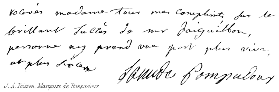 J A Poisson, Marquise de Pompadour (engraving)