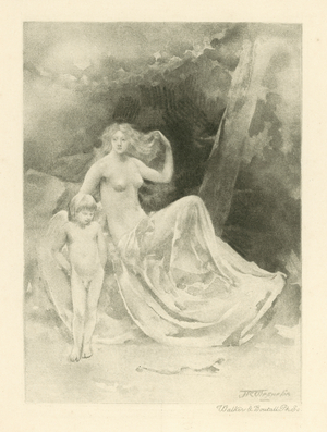 Illustration for the poems of Catullus (photogravure)