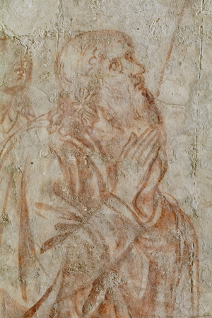 Aron’s Rod and the Brazen Serpent, 1481 (sinopia)