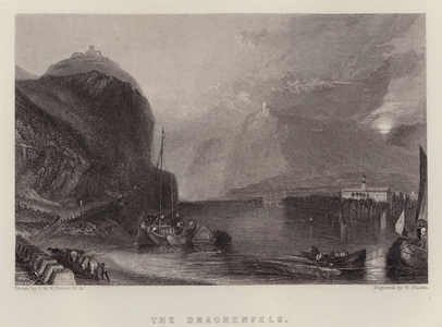 The Drachenfels (colour litho)