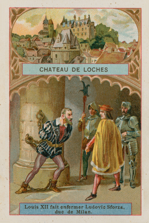 Chateau de Loches (chromolitho)