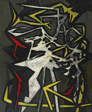 L'Arbre Mort, 1950 (oil on canvas)