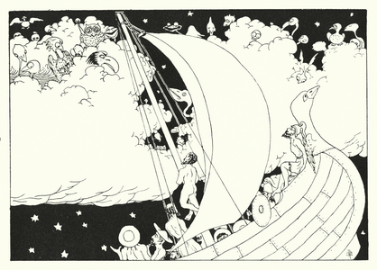 Lucian's A True History: Cloud-Cuckoo-Land (engraving)