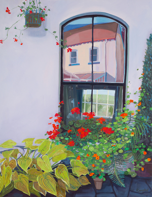 Nasturtiums , 2020 (oil on canvas)