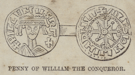 Penny of William the Conqueror (engraving)