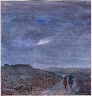 Flight, c.1920 (colour litho)