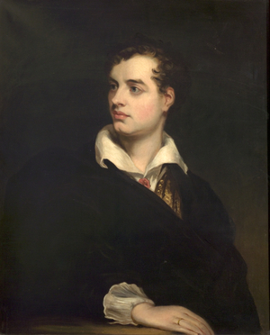 Lord Byron (oil on canvas)