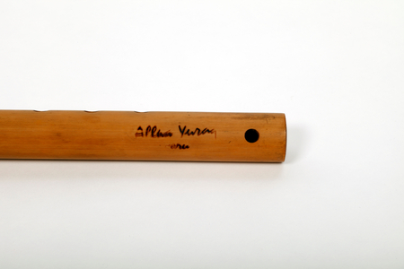 Peruvian indigenous Cherokee Indian flute or pipe from the Andes. Made from bamboo.