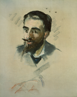 Young man with a blond beard, c.1881 (pastel on canvas)