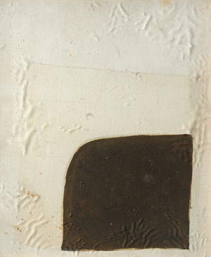 White Square with Brown, 1963 (circa) (painting)