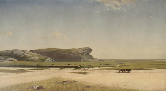 Paradise Rocks, Newport, 1860 (oil on canvas)