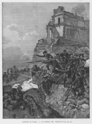 Assedio Di Roma (engraving)