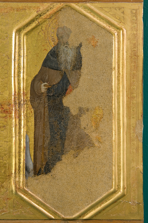 St. Anthony Abbot, c.1440-1457 (tempera on board)