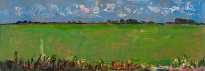 Mid-Summer, 1988 (acrylic on masonite)