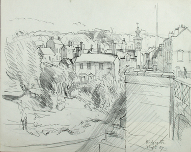 Bridgnorth, 1957 (pencil on paper)