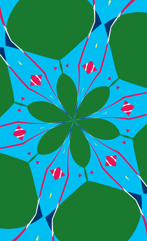 Flowers #23, 2019 (mixed media)