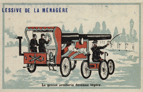 Heavy artillery become light (chromolitho)