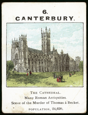 Canterbury (colour litho)