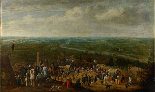 Prince Frederik Hendrik at the Siege of 's-Hertogenbosch, c.1631 (oil on canvas)