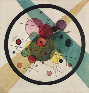 Circles in a Circle, 1923 (oil on canvas)