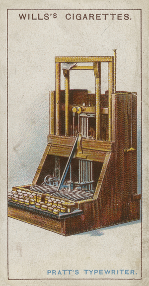 Pratt's typewriter (chromolitho)